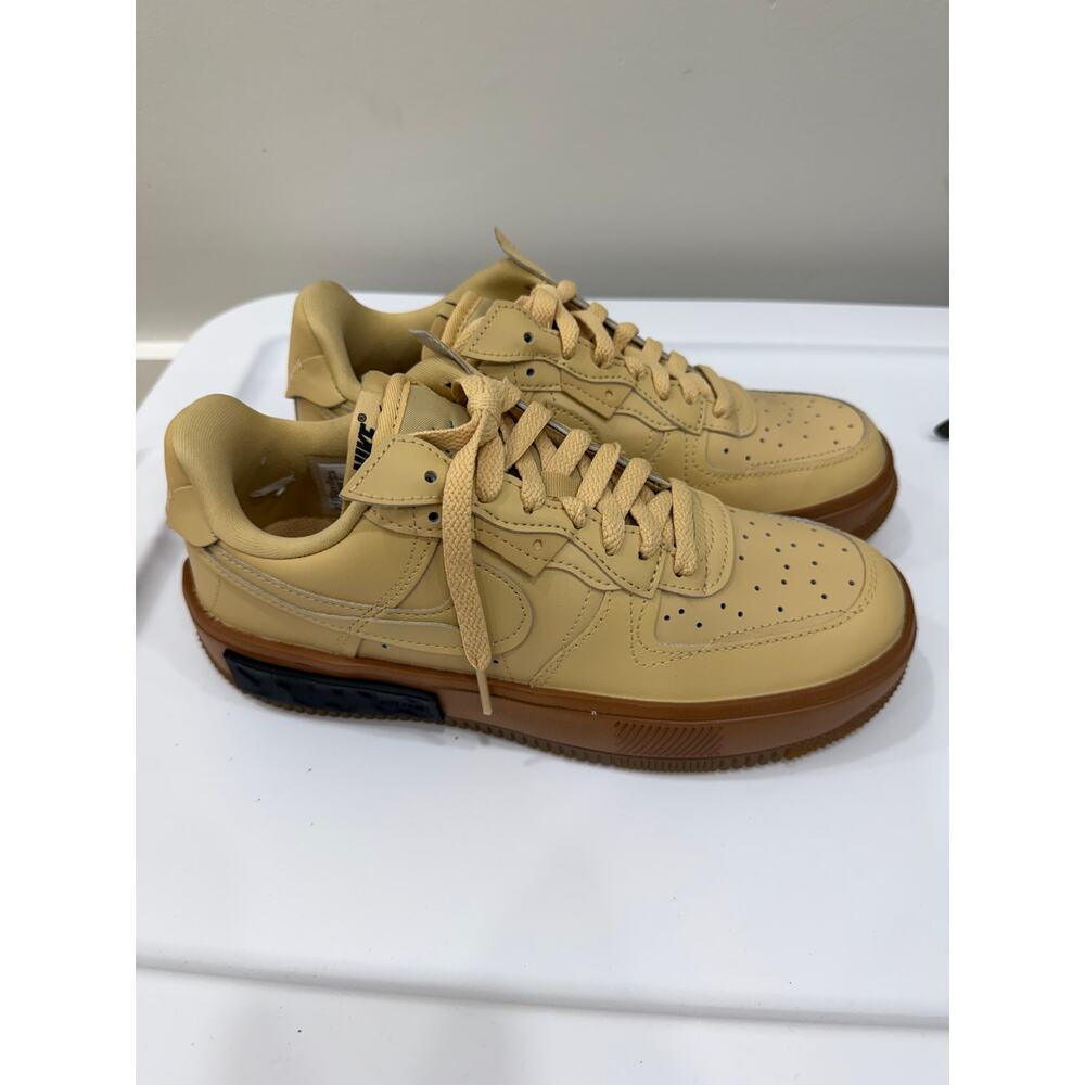 Nike AIR FORCE 1 FONTANKA Women's Shoes Sesame/Black Multi Sz 7.5 DH1290-201 - Picture 2 of 11